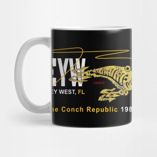 Key West FL., Conch Republic Fishing Mug